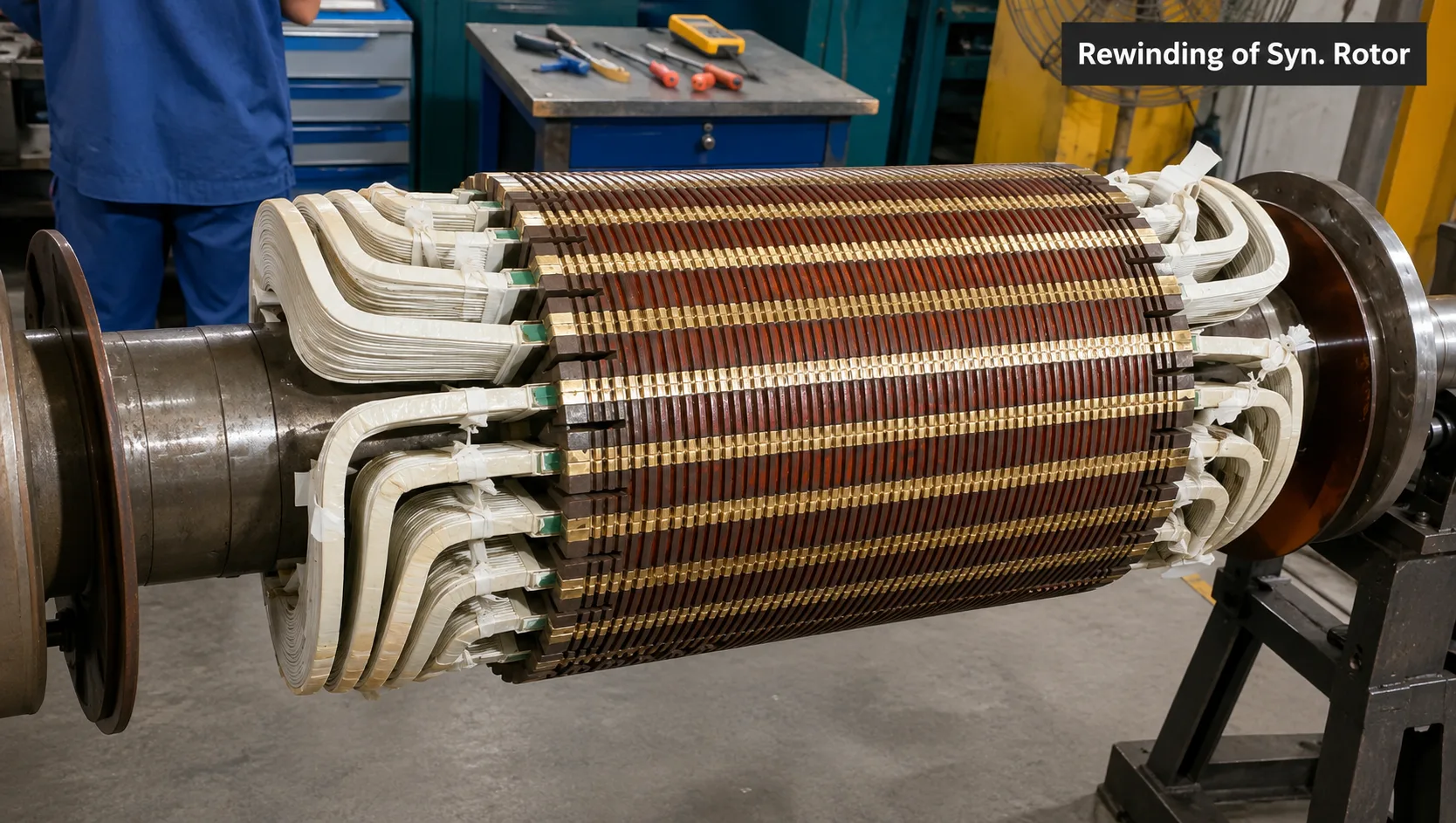 Synchronous Rotor Rewinding